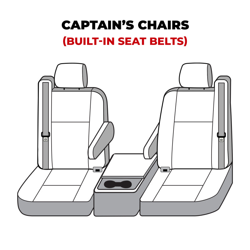 Covercraft 01-06 Ford Super Polycotton SeatSaver Custom Front Row Seat Covers - Grey