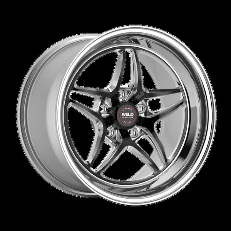 Weld S81 17x9 / 5x5 BP / 6.2in. BS (30 ET) Black Wheel 3.18 ID (High Pad) - Non-Beadlock