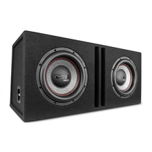 Load image into Gallery viewer, DS18 Dual 10in Loaded 800 Watts RMS 2x GEN-X104D Ported Enclosure Speakers Included