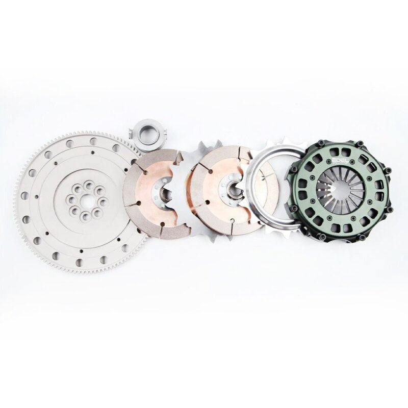 BLOX Racing Honda D-Series Twin Disc Clutch 7.25in Sprung by Edel for BLOX Racing BXFL-10225