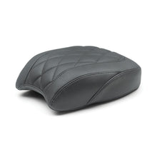 Load image into Gallery viewer, Mustang 18-21 Harley Street Bob Wide Tripper Passenger Seat Diamond Stitch - Black