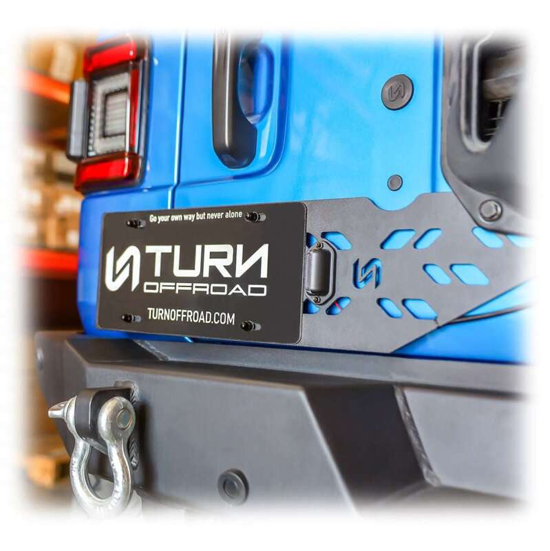 Turn Offroad 2018+ Jeep JL License Plate Relocation JLEA1-M1