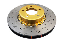 Load image into Gallery viewer, DBA 09-15 BMW 335d Front 5000 Series Drilled &amp; Slotted Rotor w/Gold Hat