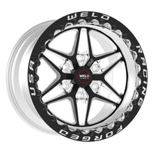 Load image into Gallery viewer, Weld S81 15x10 / 5x120 BP/ 7.5in. BS (51mm Offset) Black Wheel 3.18 ID (Med Pad) - Single Beadlock