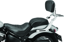 Load image into Gallery viewer, Kuryakyn Fixed Mounts Multi-Purpose Driver &amp; Passenger Backrest 18-Up Softail - Chrome
