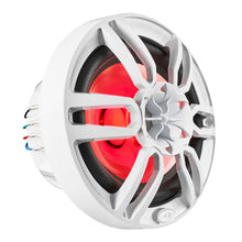Load image into Gallery viewer, DS18 NXL Series Coaxial Marine Speaker w/ RGB Lights 6x9in 2-Way 125 Watts RMS 4 ohm White