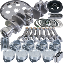Load image into Gallery viewer, Eagle Chevy 350 1Pc 3.750in Crank 5.700in I-Beam Rod 4.000in Pistons 168 Tooth FP Balanced Assembly