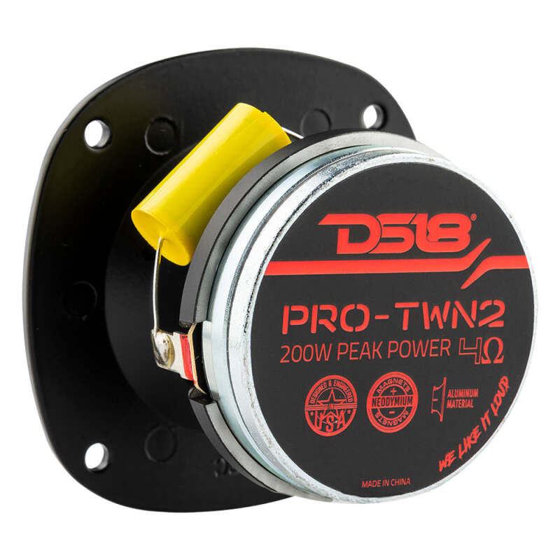 DS18 3in High Compression Neodymium Tweeter Hybrid Driver/Tweeter 140 Watts RMS 1in Pen Vc 4 ohm