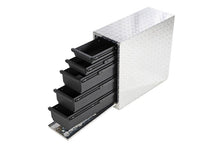Load image into Gallery viewer, Dee Zee Universal Tool Box - Wheel Well Box With Drawers (Aluminum)