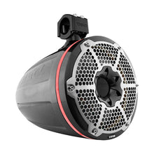 Load image into Gallery viewer, DS18 Marine And Powersports Towers 10in RGB LED Lights Black Carbon Fiber Speakers Not Included