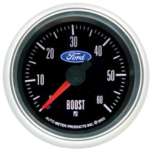 Load image into Gallery viewer, Autometer 52.4mm Mechanical Boost Gauge 60 PSI 880906