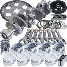 Load image into Gallery viewer, Eagle Chevy 350 1Pc 3.750in Crank 5.700in I-Beam Rods 4.000in Pistons 153 Tooth FP Balanced Assembly