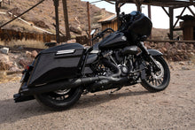 Load image into Gallery viewer, Vance &amp; Hines 17-23 Harley Touring Models Blackbird 450 Slip-Ons - Black Contrast Finish End Caps