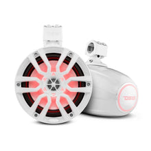 Load image into Gallery viewer, DS18 Marine And Powersports Towers 8in 125 Watts RMS RGB LED Lights White
