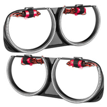 Load image into Gallery viewer, Oracle 15-23 Dodge Challenger Pre-Installed LED Halo Headlight Bezel - Red