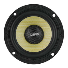 Load image into Gallery viewer, DS18 Dlx Qlty 6.5in+3.5in+2.2in 3-Way 180 Watt RMS 4 ohm Ylw Straw + Composite Foam Cone Neodymium