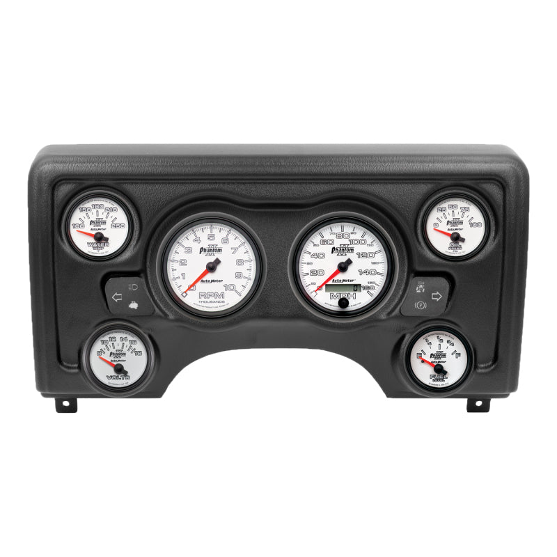 Autometer Phantom II Direct Fit Dash Kit 97-06 Jeep TJ (2 x 3-3/8in. / 4 x 2-1/16in.) 90011-10