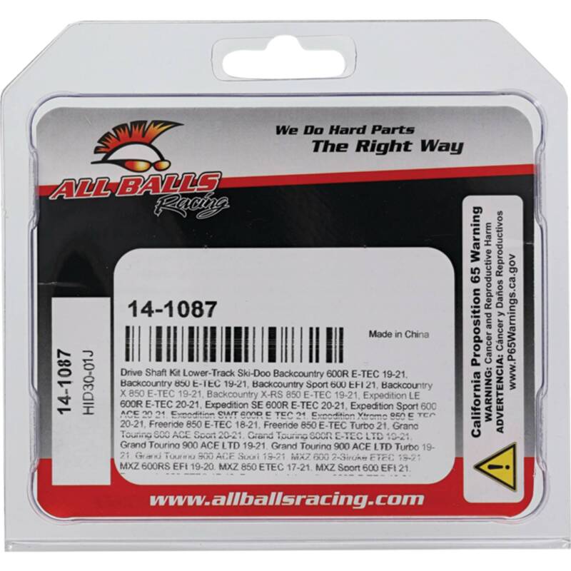 All Balls Racing Snowmobile Shaft Kit 14-1087