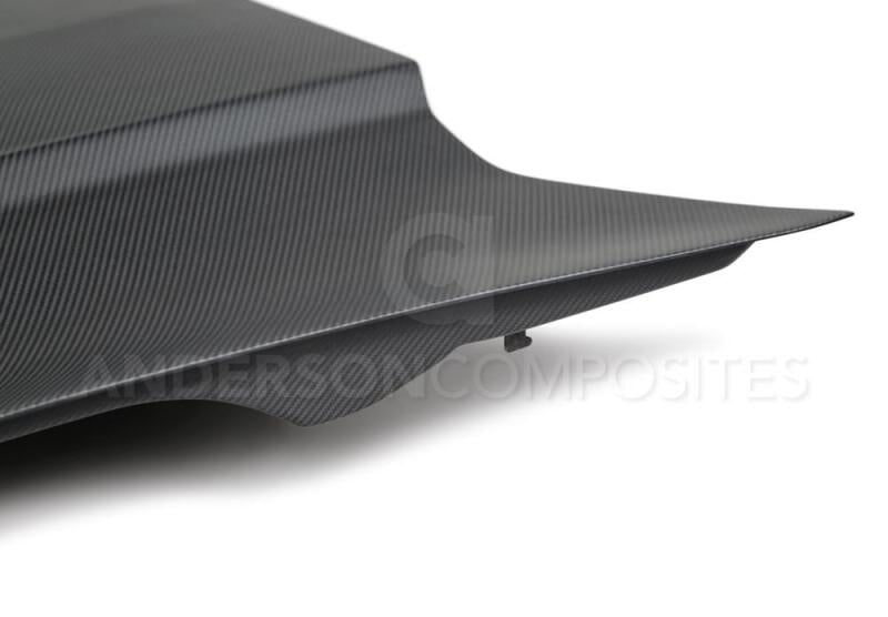 Anderson Composites 04-16 Chevy Corvette C7 Stingray Dry Carbon Fiber Hood AC-HD14CHC7-VS-DRY