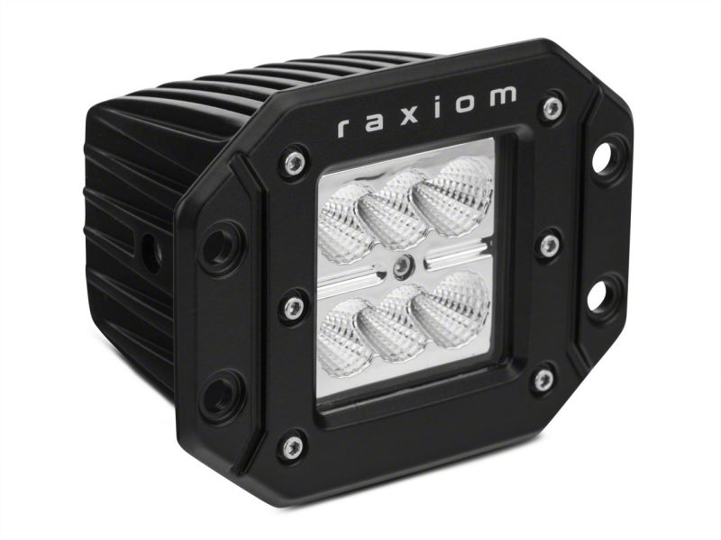 Raxiom 3-In Flush Mount 6-LED Off Road Light Flood Beam Universal (Some Adaptation May Be Required) J106729