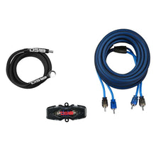 Load image into Gallery viewer, DS18 8-GA Amplifier Install Kit Advance- Blue