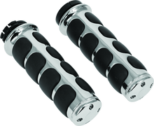 Load image into Gallery viewer, Kuryakyn ISO Grips Without Throttle Boss Dual Cable Chrome