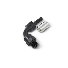 Load image into Gallery viewer, Russell Hose End Crimp On 10 Sae Port Male To -8 Hose 90 Deg Swivel Blk Anodized