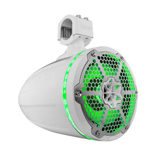 Load image into Gallery viewer, DS18 Towers With Built In Driver And Passive Radiator Tower 8in 1in 180 Watts RMS RGB LEDs White