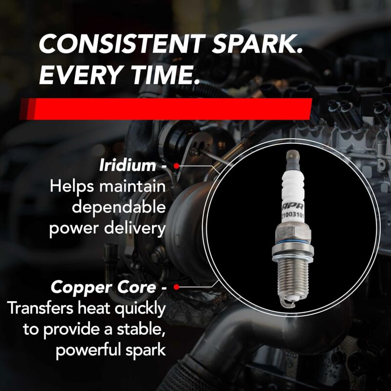 APR EA888.1/2/EA837/EA113 Iridium Pro Spark Plug - Heat Range 9 - 14mm x 19mm x 16mm - SINGLE Z1003101