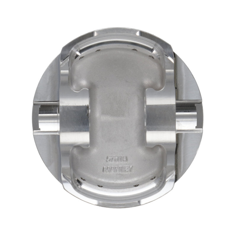 Manley Small Block Chevrolet LS Series 4.005in Bore 4in Stroke 4cc Flat Top Piston Set - GTR Auto
