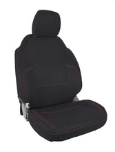 Load image into Gallery viewer, PRP 2021+ Ford Bronco 2 Door Front Seat Covers (Pair) - Black w/ Red Stitching