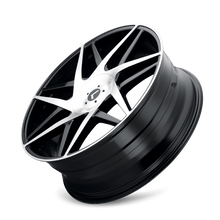 Load image into Gallery viewer, Kraze KR192 Phase 22x8.5 / 5x115/120 BP / 38mm Offset / 74.1mm Hub Gloss Black Machined Wheel