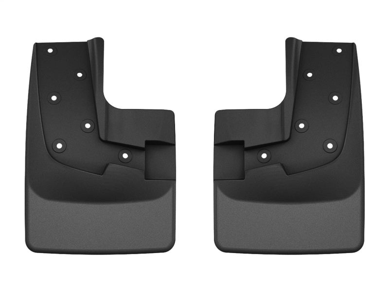 WeatherTech 24-25 Ford Ranger Raptor Supercrew Front No Drill MudFlaps - Black 110187