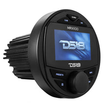 Load image into Gallery viewer, DS18 3in Color TFT Screen 2 Zones 4 volts Output BT RDS 4 x 50 Watts Silicone Cover Headunit MRX100