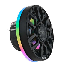 Load image into Gallery viewer, DS18 Marine And Powersports Speakers And Towers Ring 6.5in Digital LED lights 1/2in Spacer Depth