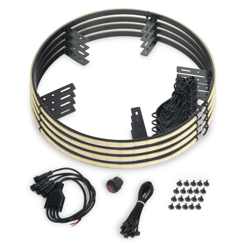 ORACLE Lighting LED Illuminated Wheel Rings - 16.5in PLASMA White - GTR Auto
