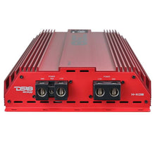 Load image into Gallery viewer, DS18 1-Channel Amp 15000 Burst/0.5ohm 8000/1ohm 4800/2ohm 2500/4ohm Watts RMS w/ Voltmeter Red