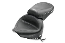 Load image into Gallery viewer, Mustang 00-11 Yamaha V-Star 1100 Classic,02-11 V-Star 1100 Silverado 2PC Seat w/Studs - Black