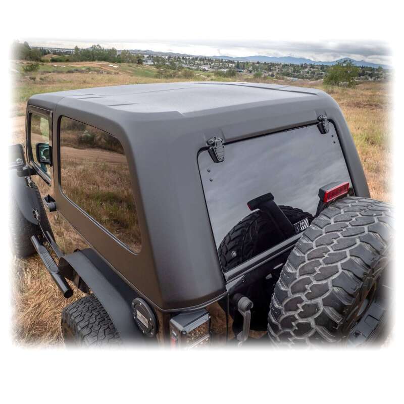 Turn Offroad 07-18 Jeep JK 2 Door Fastback Hardtop 2-Piece White HTJKFB2-M2W