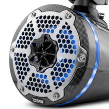 Load image into Gallery viewer, DS18 Marine And Psports With Built In 6.5in 1in Driver 150 Watts RMS RGB LED Lights Black Crbn Fiber