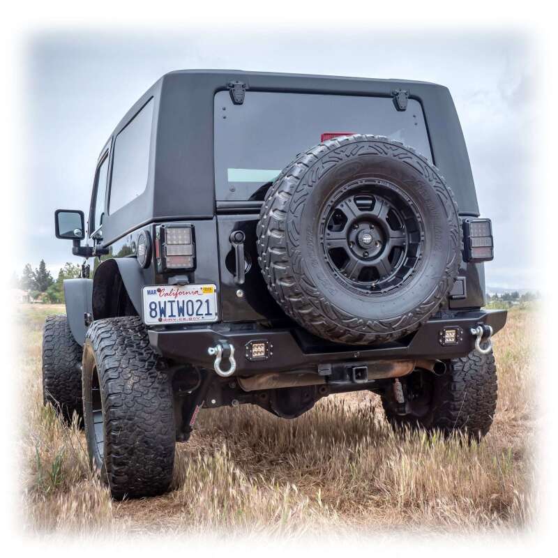 Turn Offroad 07-18 Jeep JK 2 Door Squareback Hardtop 2 Piece Primer (Paintable)