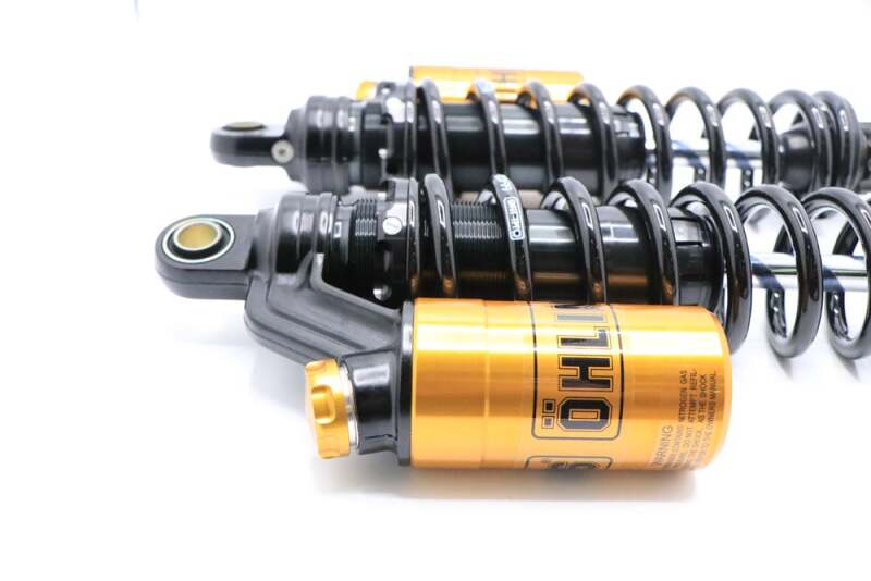 Ohlins 91-17 Harley-Davidson Dyna FXD STX 36 Blackline Shock Absorber w/ Gold Accents HD 764LE