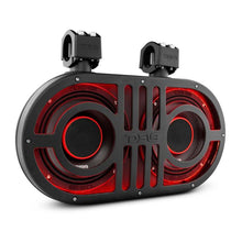 Load image into Gallery viewer, DS18 8in Rollcage Soundbar Loaded Built in RGB LED Lights 500 Watts RMS 2x PRO-HY8.4B Included