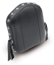 Load image into Gallery viewer, Mustang Honda, Suzuki, Yamaha, Kawasaki Sissy Bar Pad (7.5 inch x 9 inch) w/Studs - Black