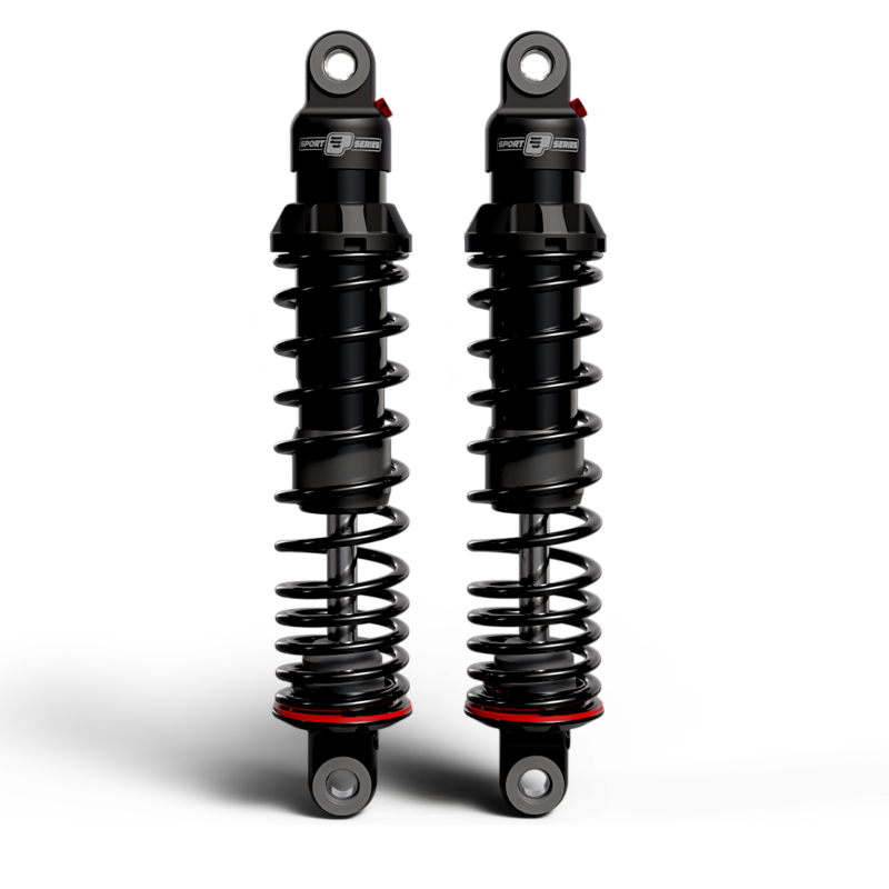 Progressive 93-24 Harley-Davidson Touring 494 Series Heavy Duty Shocks 13.0in Bushing - Black