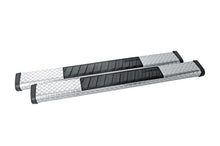 Load image into Gallery viewer, Dee Zee Universal Tubes - 6In Oval - Black Tread Aluminum (RegCab)