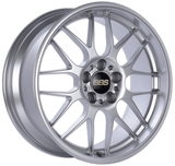 BBS RG-R 18x8.5 5x114.3 ET36 PFS Diamond Silver Wheel -82mm PFS/Clip Req