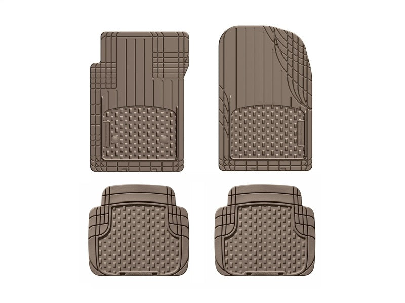 WeatherTech Universal Front and Rear Trim-to-Fit Mat (4pc Set) - Tan 11TTFST