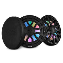 Load image into Gallery viewer, DS18 Marine 8in 2-Way 175 Watts RMS 4 ohm Digital LED Lights Bullet Tweeter Covers Included Black