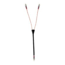 Load image into Gallery viewer, DS18 Level 3 RCA Wire Y Connector 1 Male to 2 Female Red
